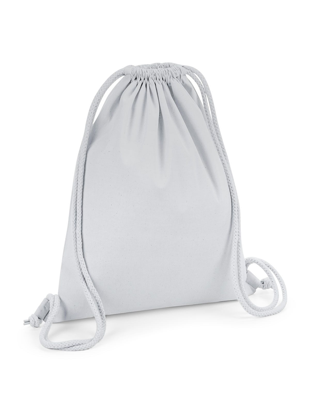 Bolsa de gimnasio de algodón orgánico de primera calidad - LGR - Gris claro