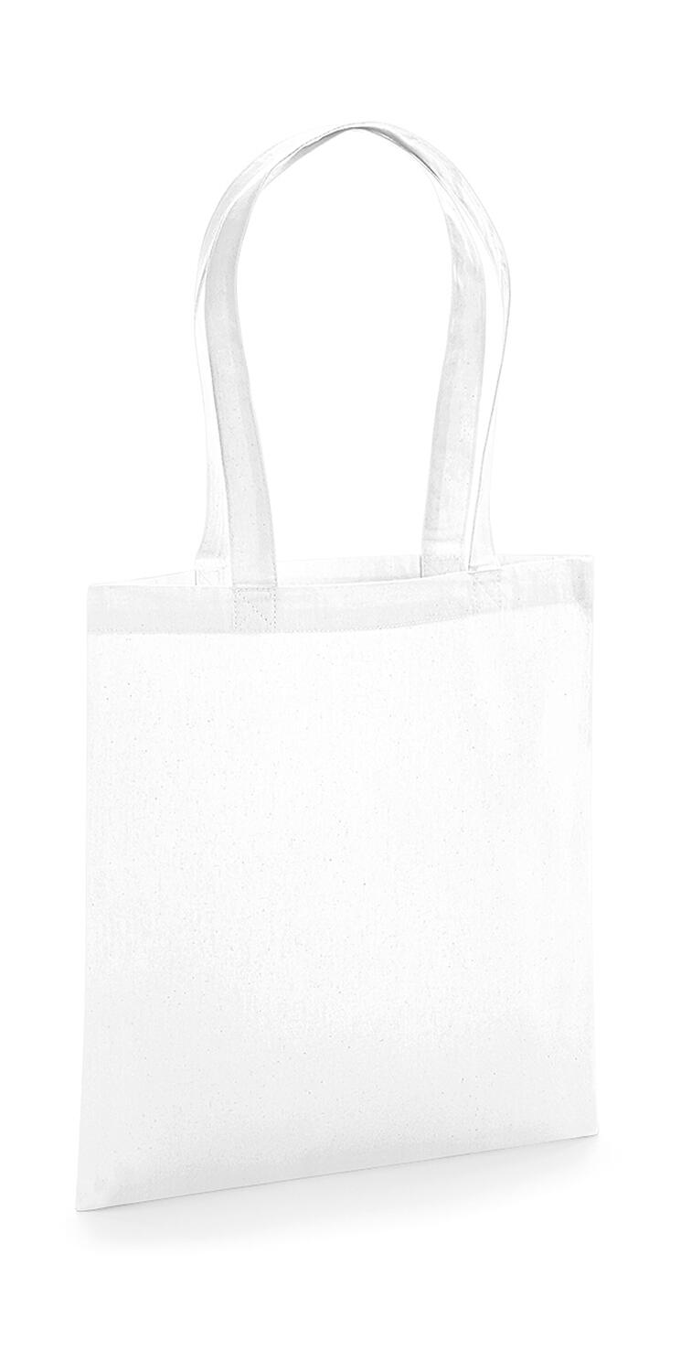 Bolsa de algodón orgánico de primera calidad - WHI - Blanco