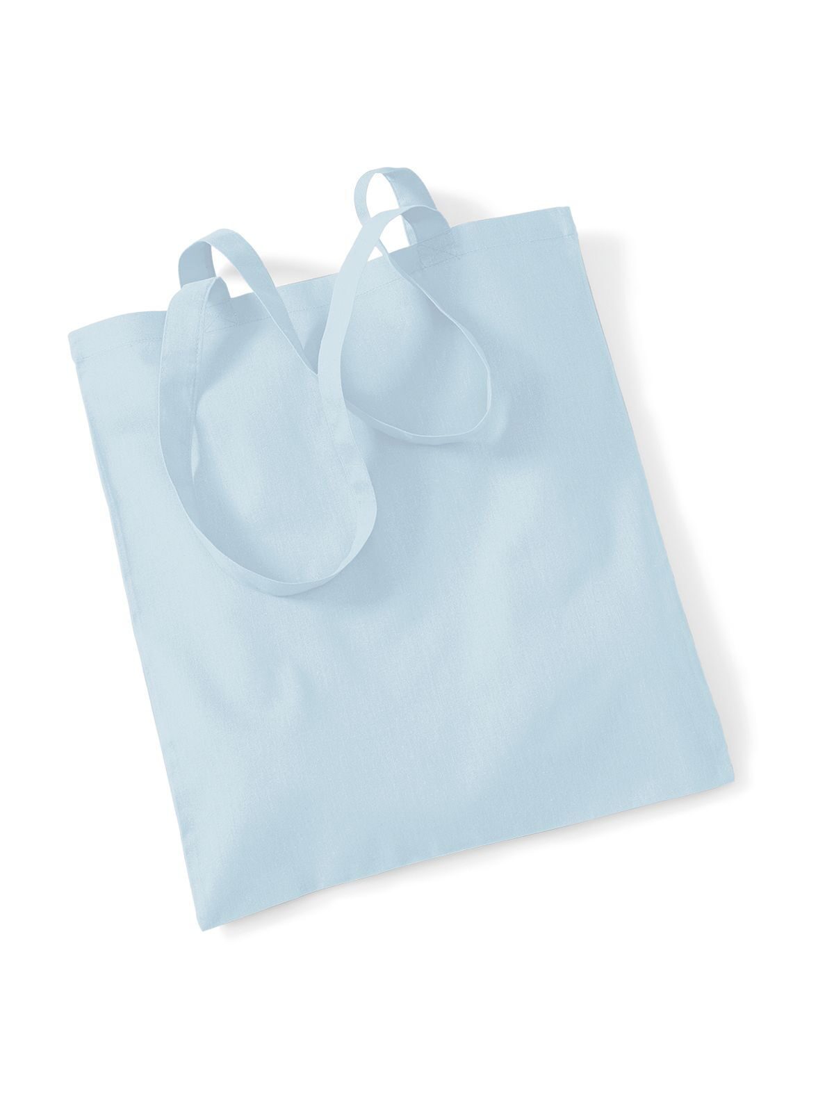 Bolsa reutilizable con asas largas - PTB - Azul pastel