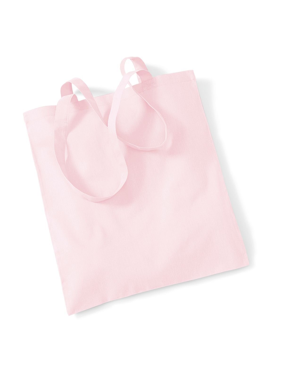 Bolsa reutilizable con asas largas - PTPW - Rosa pastel