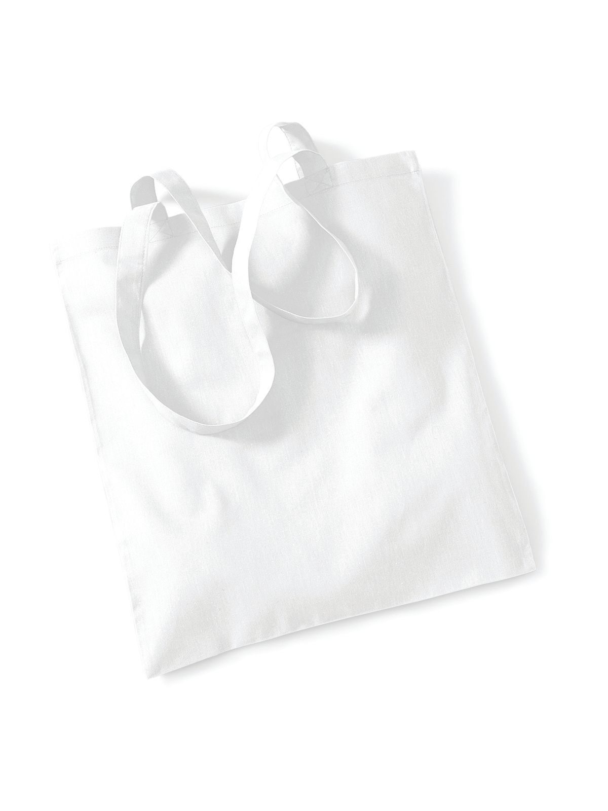 Bolsa reutilizable con asas largas - WHI - Blanco