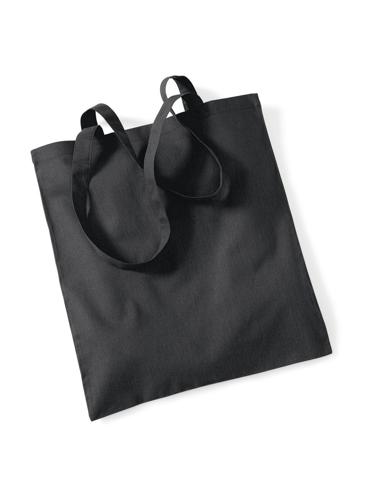 Bolsa reutilizable con asas largas - BLK - Black