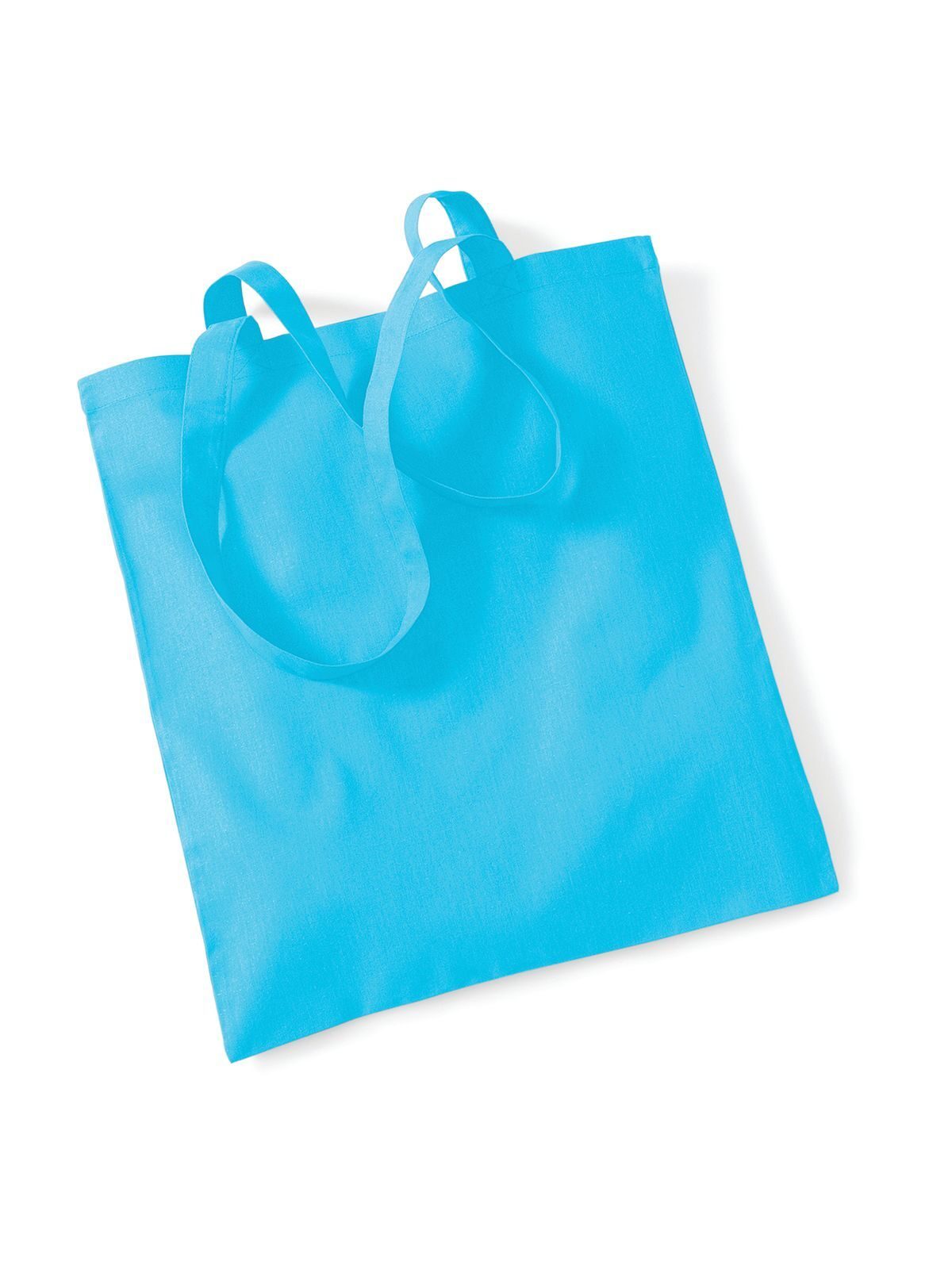 Bolsa reutilizable con asas largas - SUB - Azul de las olas