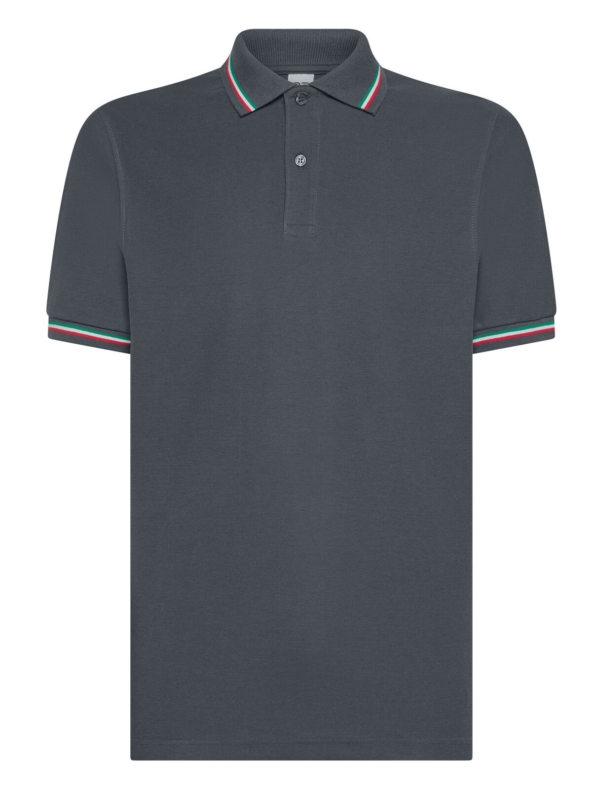 Polo tricolor Italia - DG - Gris oscuro