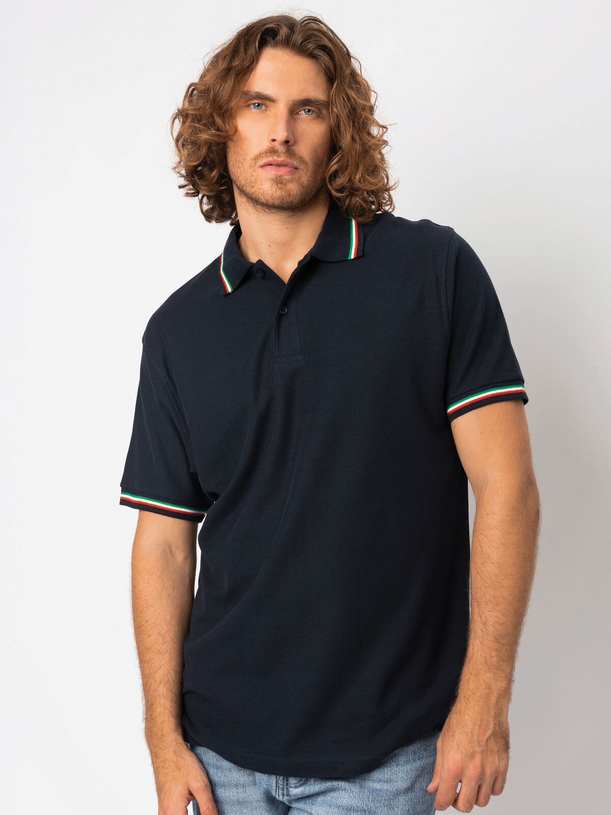Polo tricolor Italia