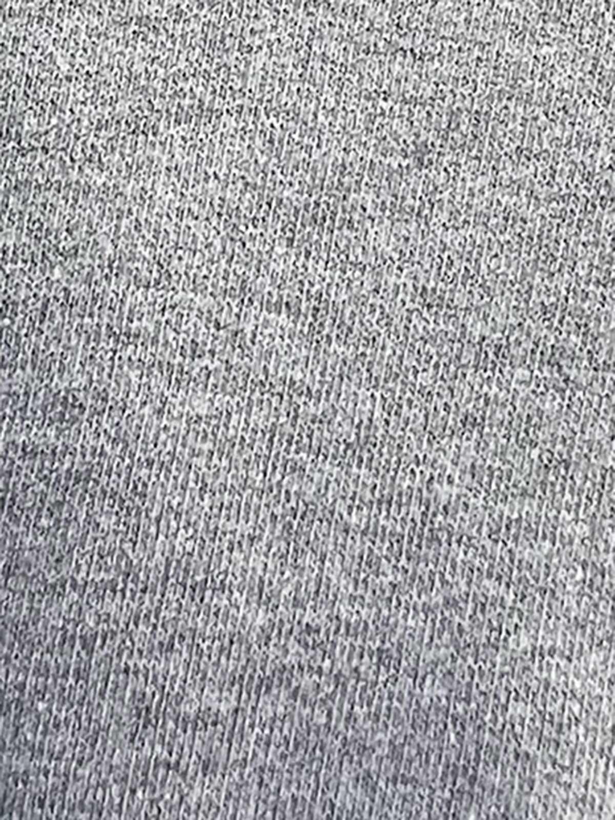 Sudadera de cuello redondo a la moda - GY - Brezo gris