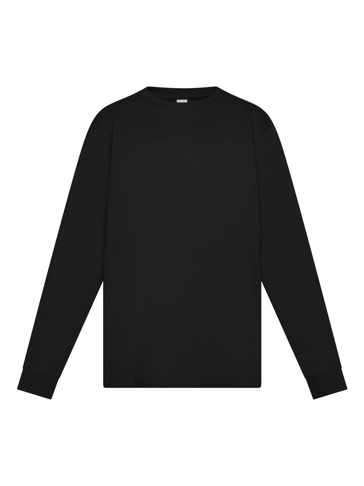 Camiseta infantil de manga larga con estampado de evolución - negro