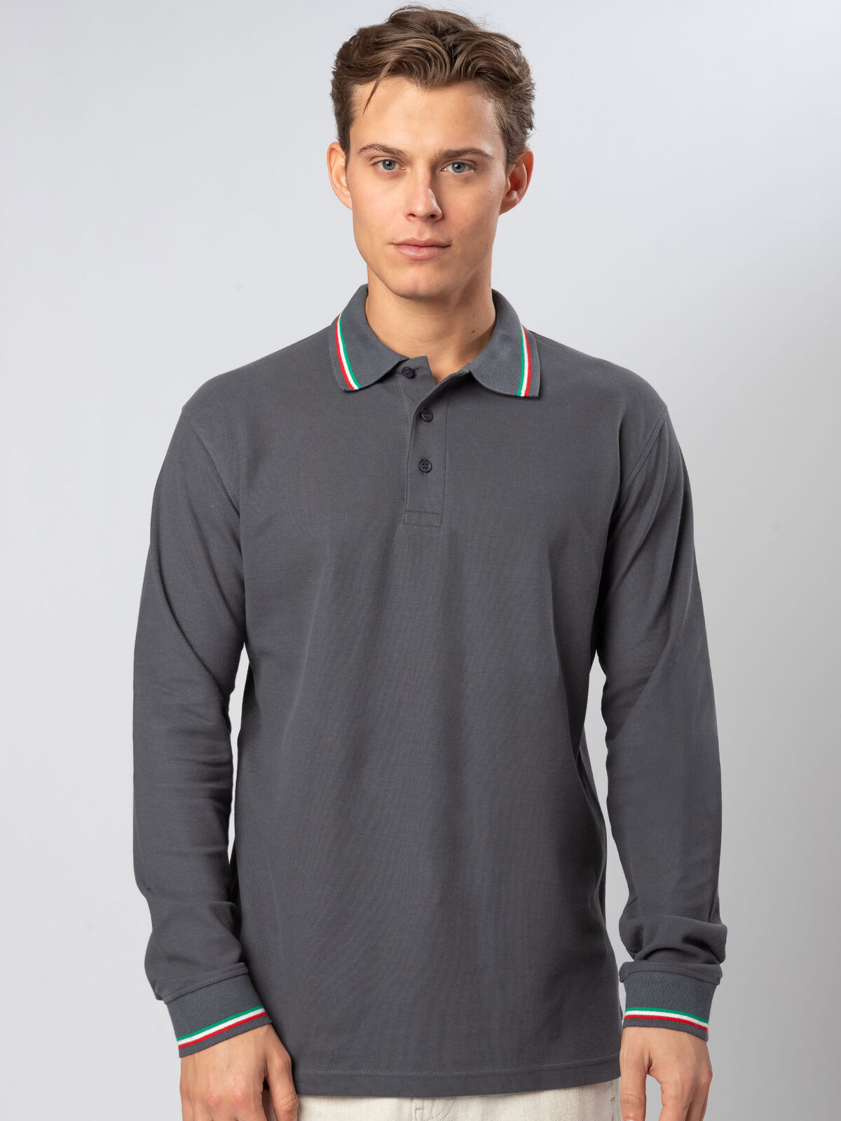 Polo de manga larga de Italia