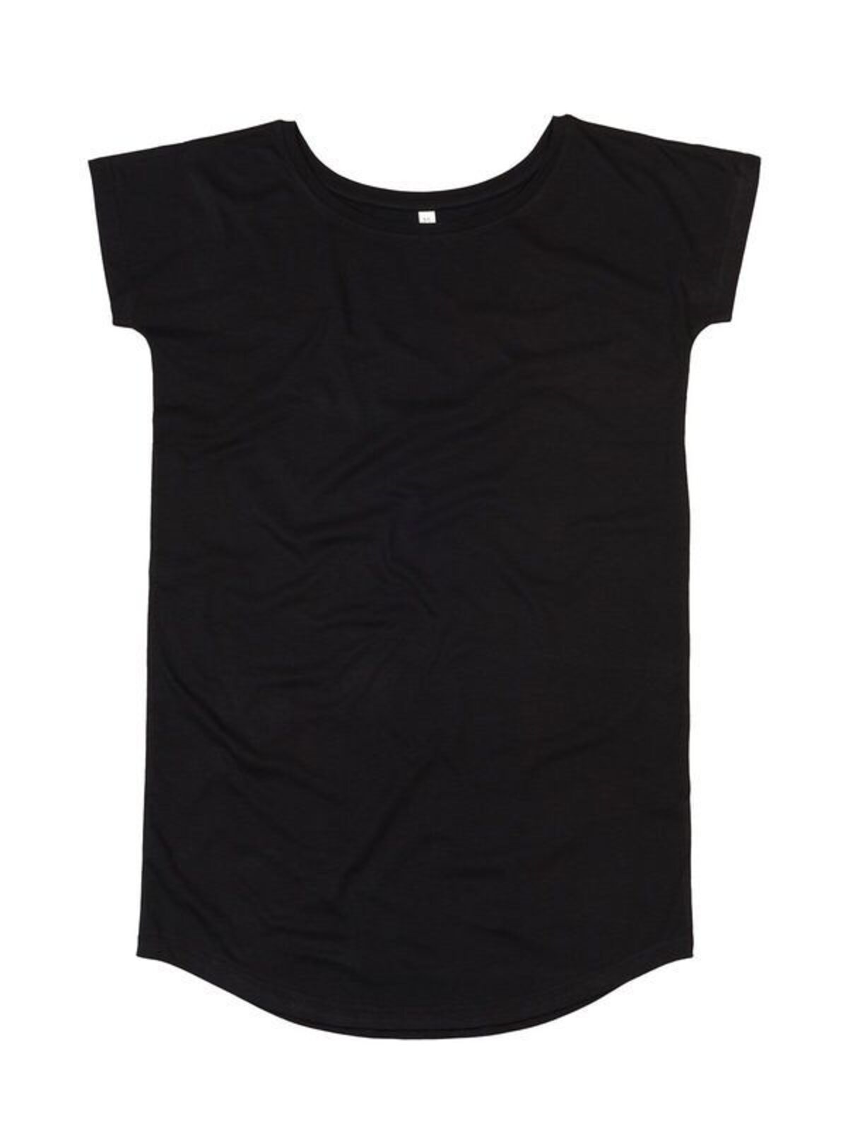 Vestido tipo camiseta holgado para mujer - BK - Negro