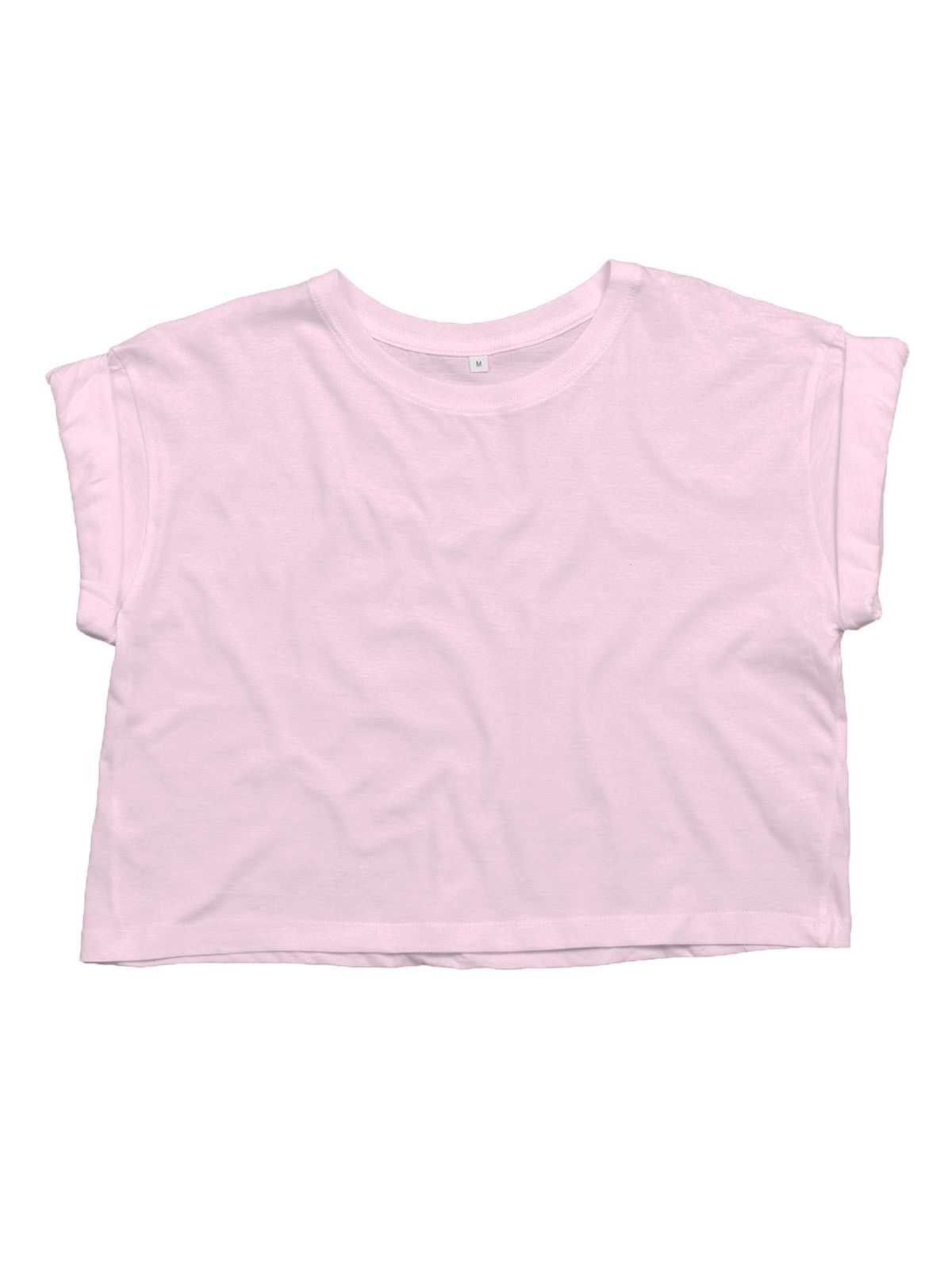 Camiseta corta para mujer - SP - Rosa Suave