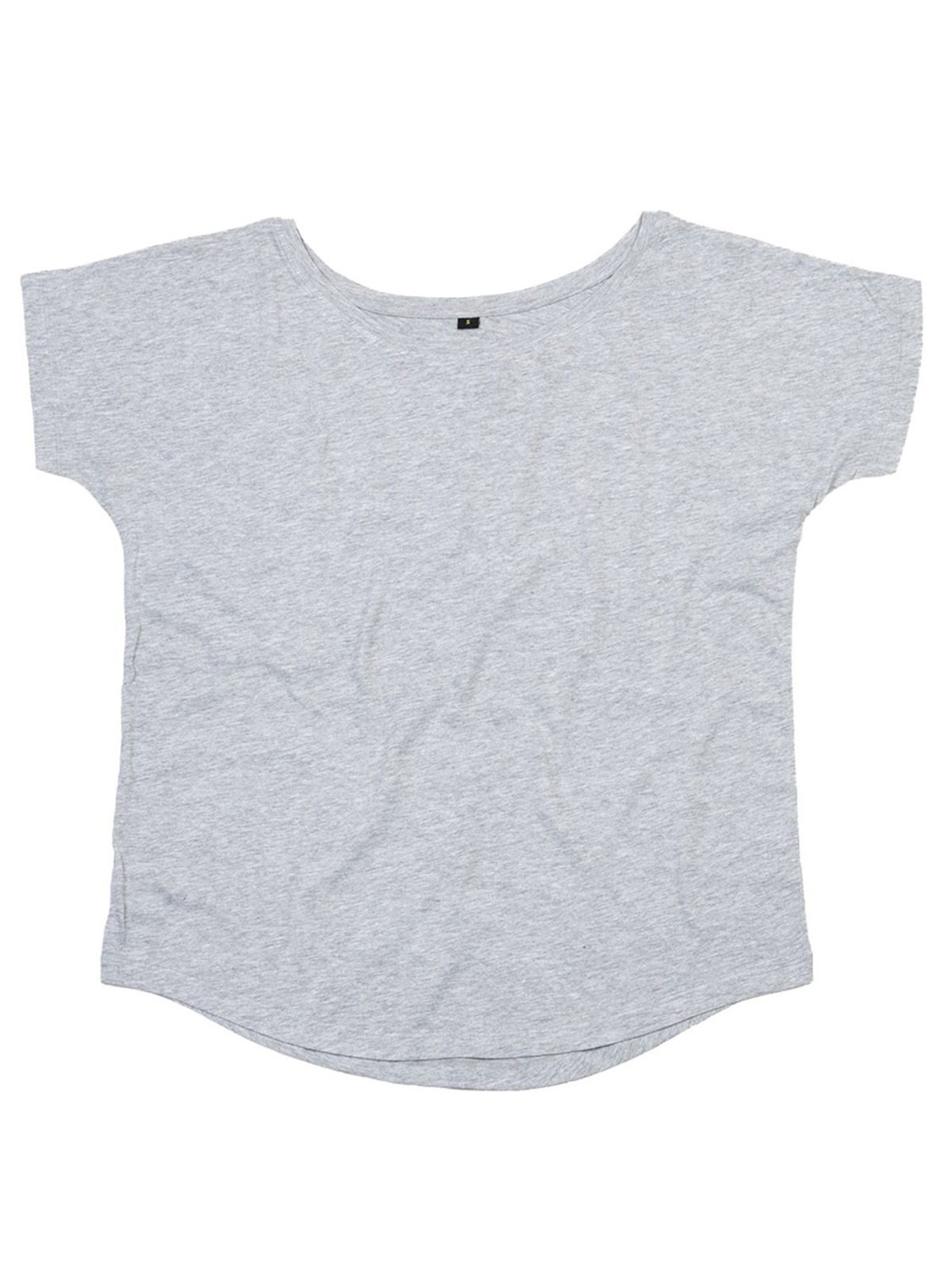Camiseta de mujer de corte holgado - HGM - Gris jaspeado melange