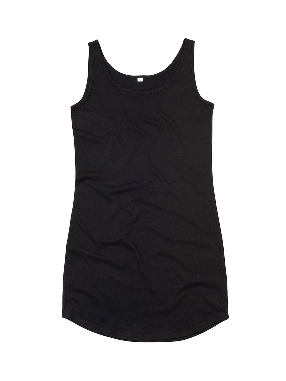 Vestido chaleco curvo - BK - Negro