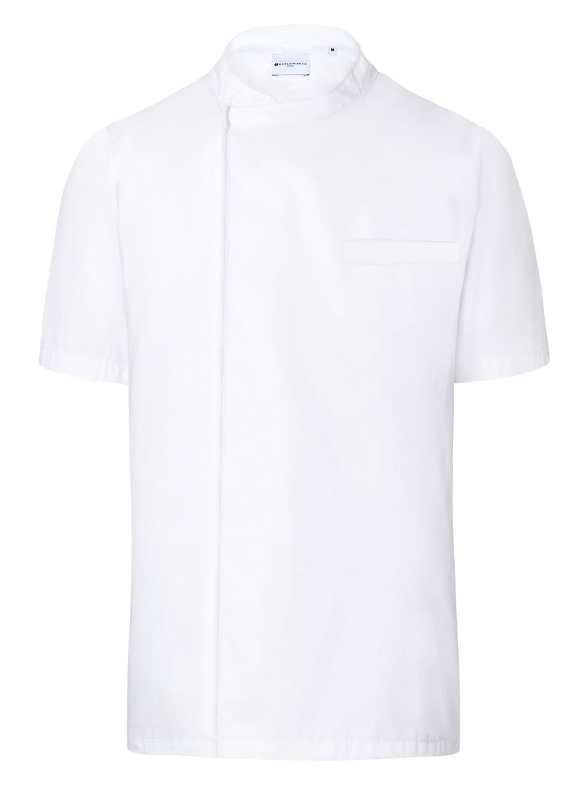 Camisa básica de chef de manga corta para poner sobre el hombro - 000 - BLANCO