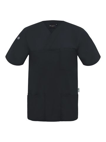 Túnica sin cordones para hombre - 1 - Negro