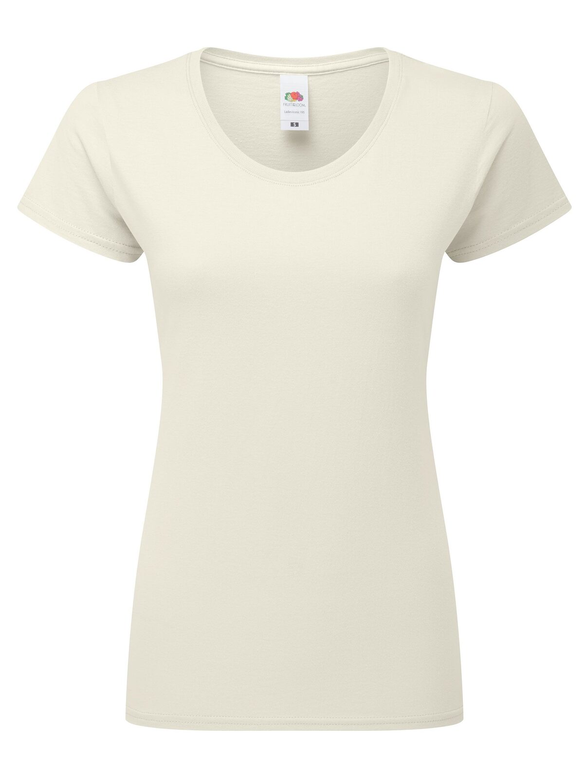 Camiseta icónica de mujer 195 Ringspun - 60 - Natural