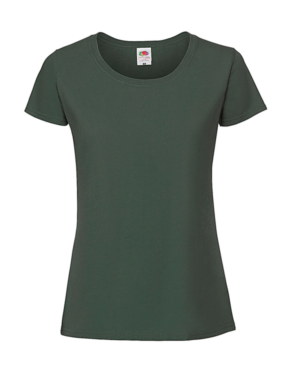 Camiseta icónica de mujer 195 Ringspun - 38 - Verde botella