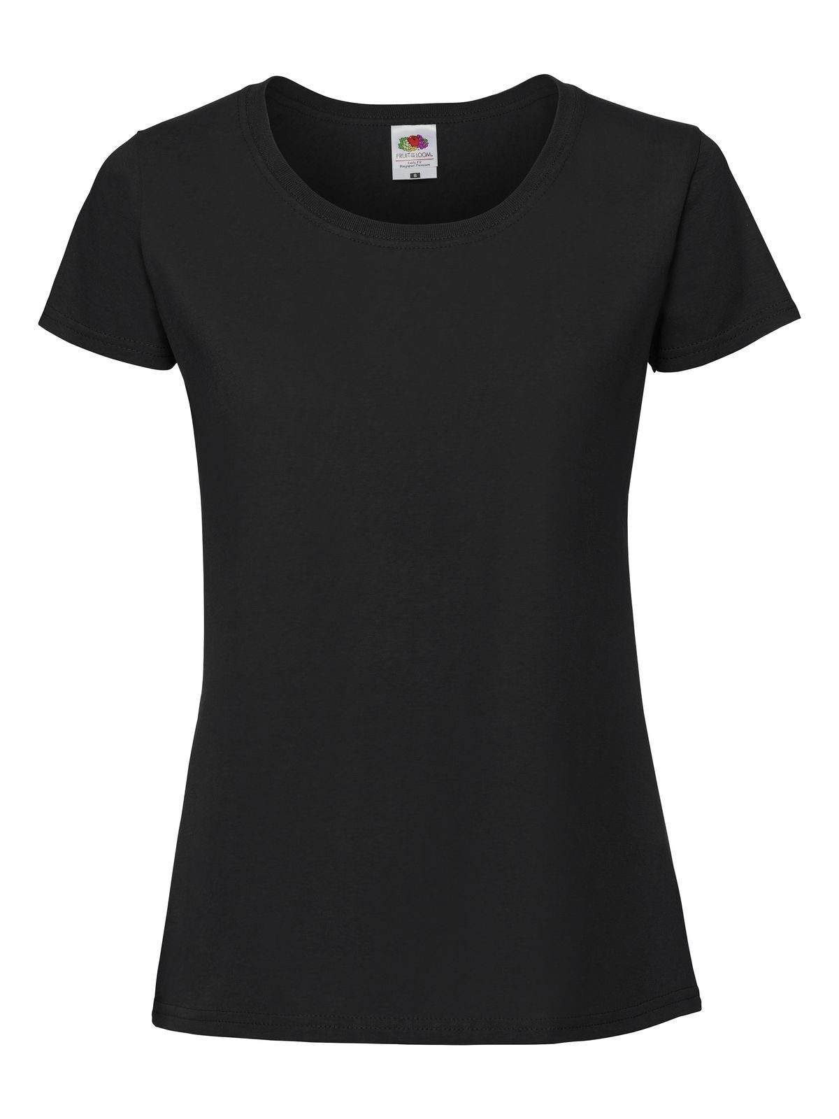 Camiseta icónica de mujer 195 Ringspun - 36 - Negro