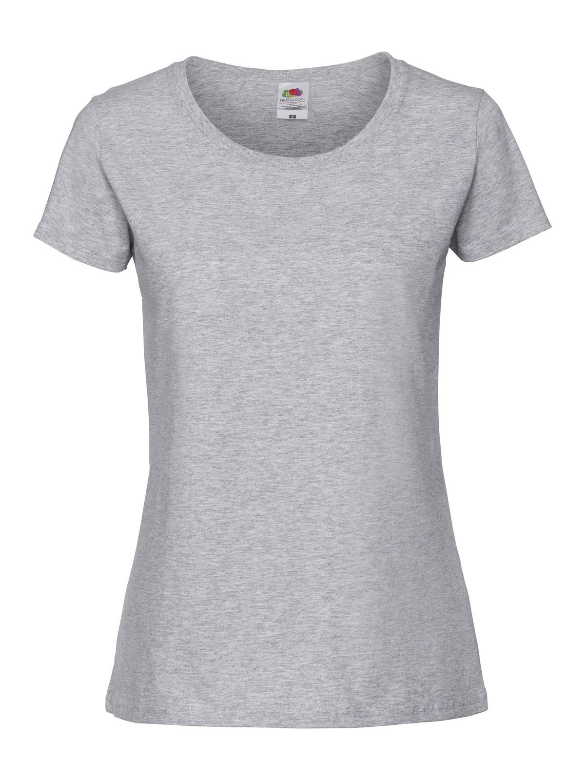 Camiseta icónica de mujer 195 Ringspun - 94 - Gris melange