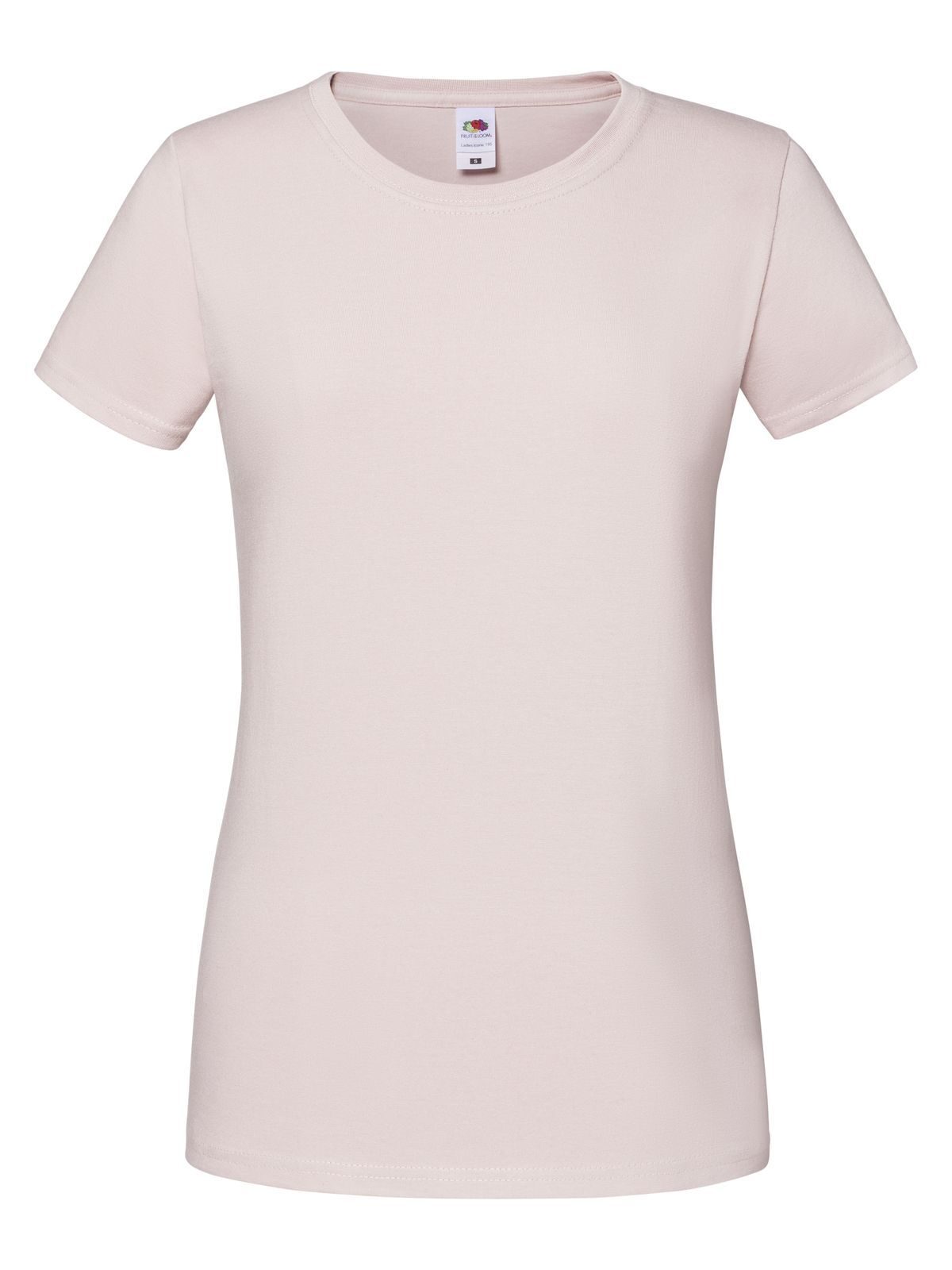 Camiseta icónica de mujer 195 Ringspun - PR - Rosa empolvado