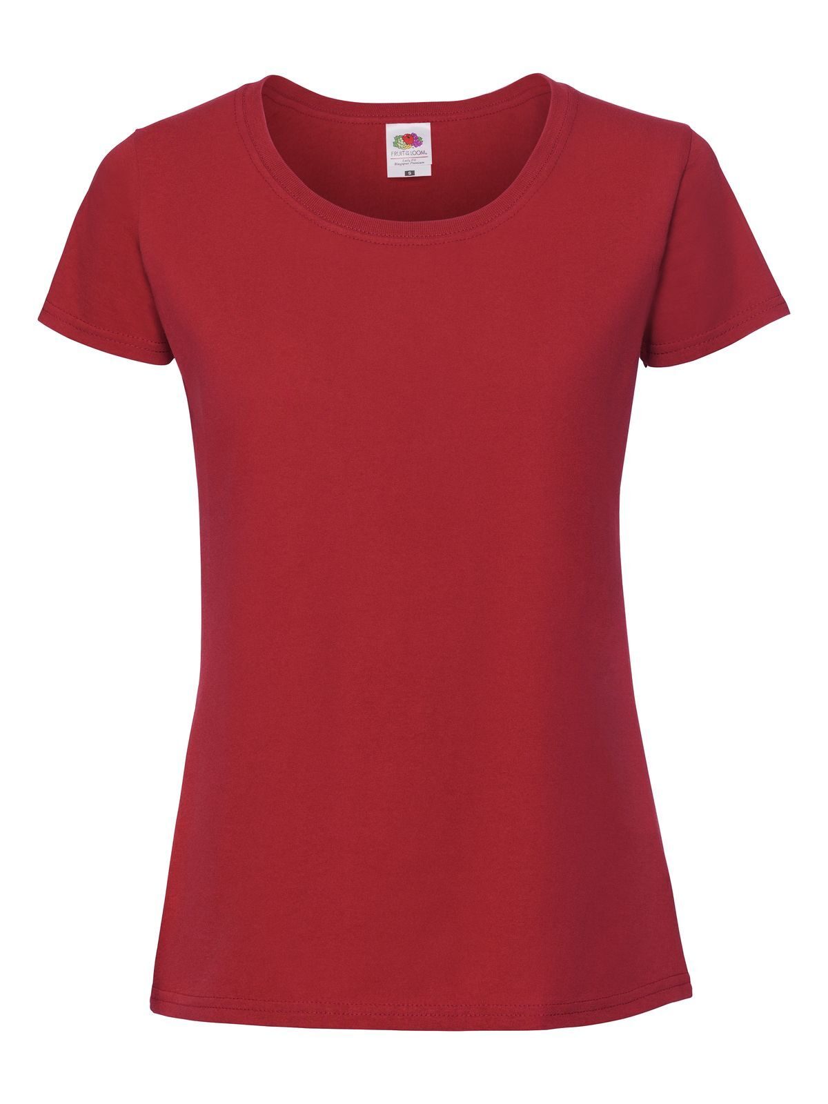 Camiseta icónica de mujer 195 Ringspun - 40 - Rojo