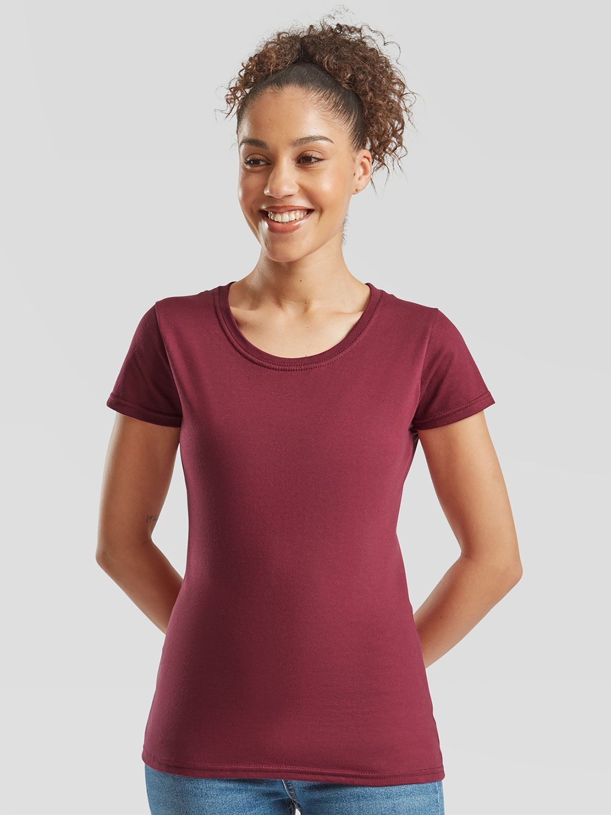 Camiseta icónica de mujer 195 Ringspun