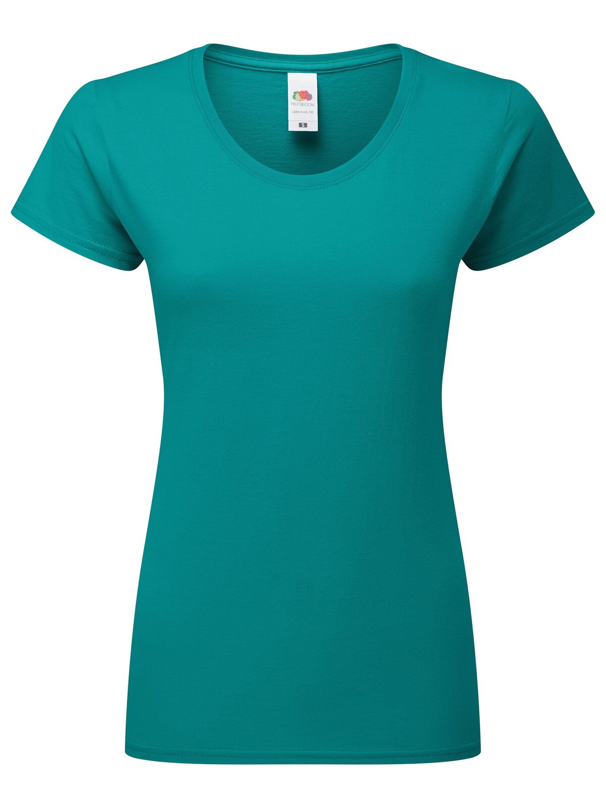 Camiseta icónica de mujer 195 Ringspun - OT - Azul verdoso oceánico