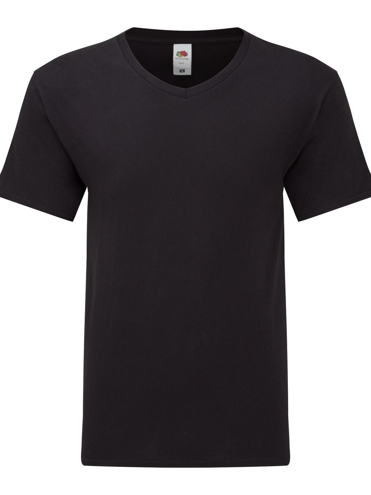 Camiseta icónica de cuello en V de 150 - 36 - Negro
