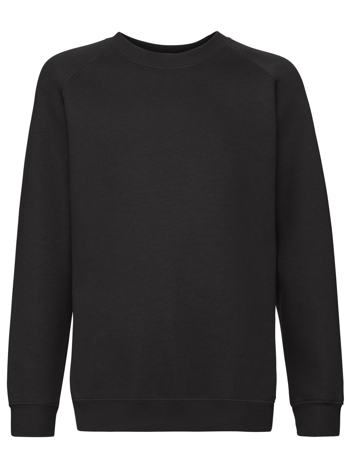 Sudadera raglán premium para niños - 36 - Negro
