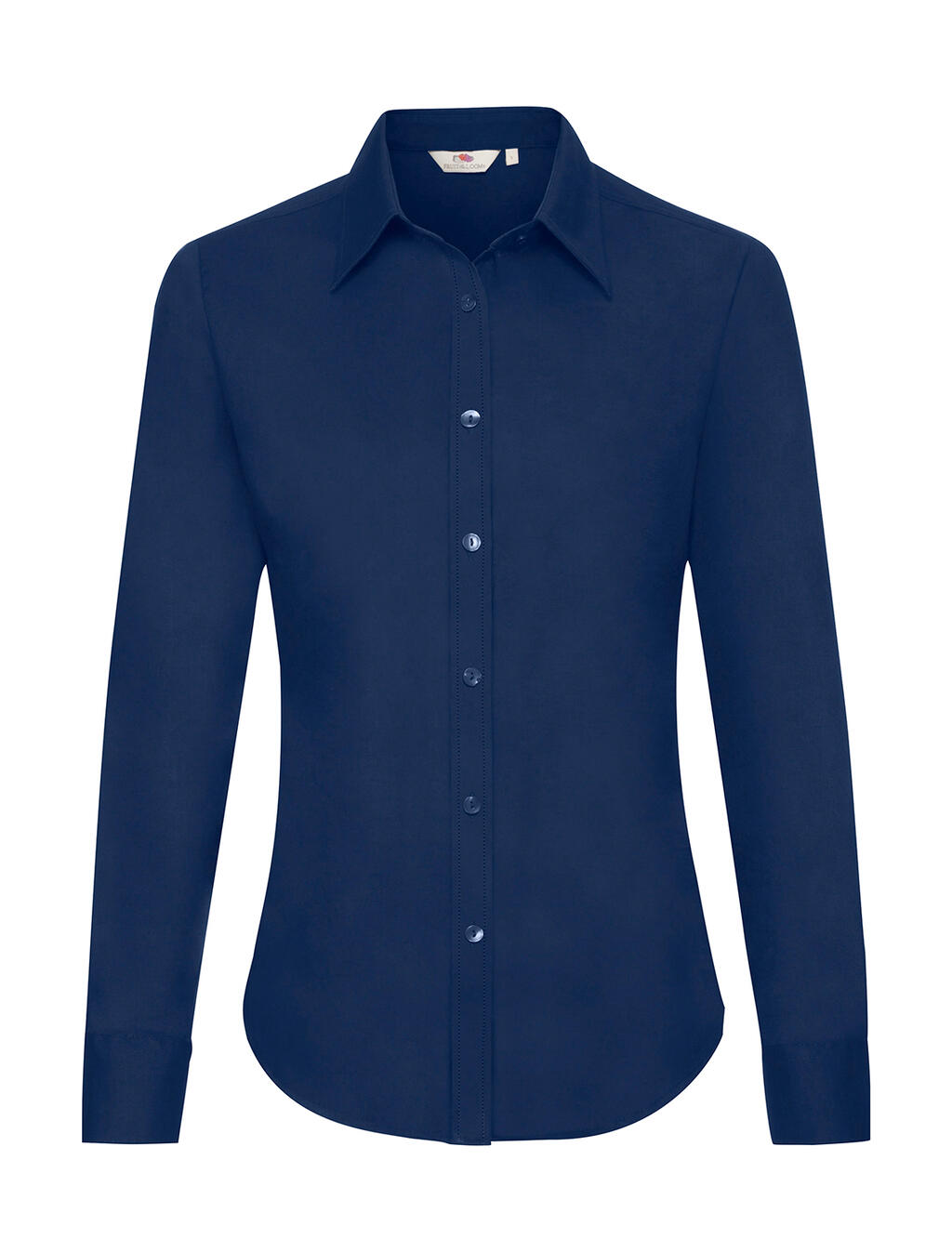 Camisa Oxford de manga larga para mujer - 32 - Azul marino
