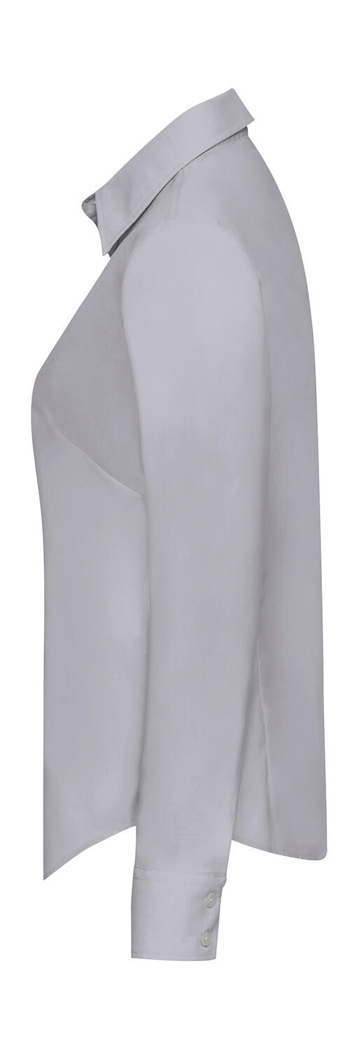 Camisa Oxford de manga larga para mujer