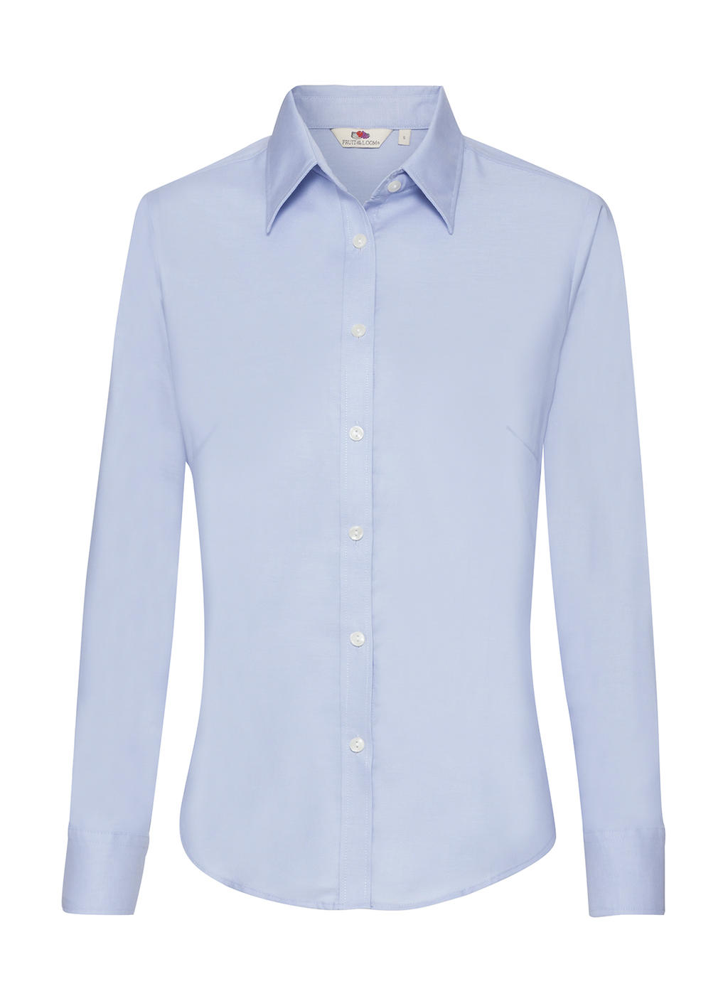 Camisa Oxford de manga larga para mujer - 326 - Azul Oxford