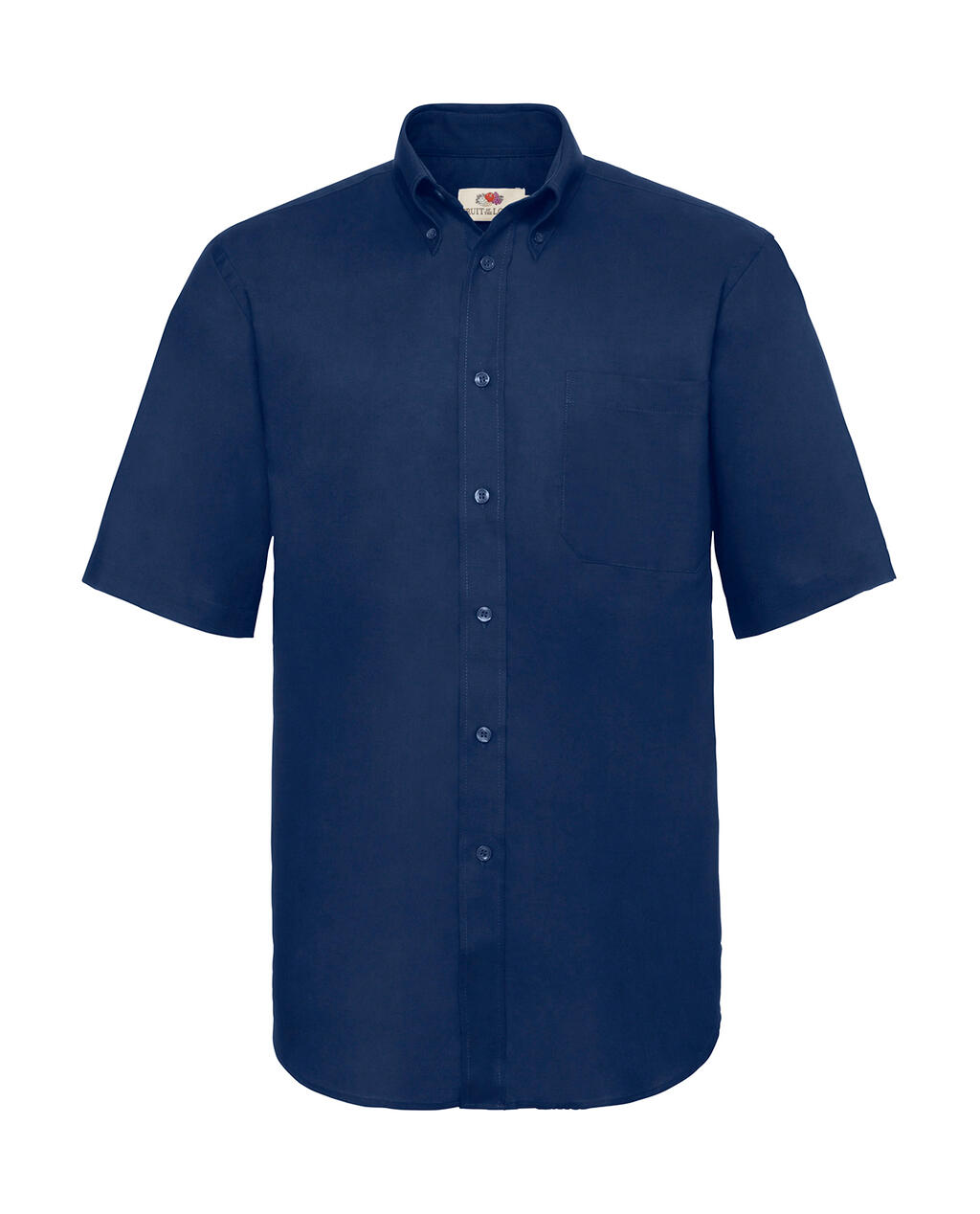 Camisa Oxford de manga corta para hombre - 32 - Azul marino