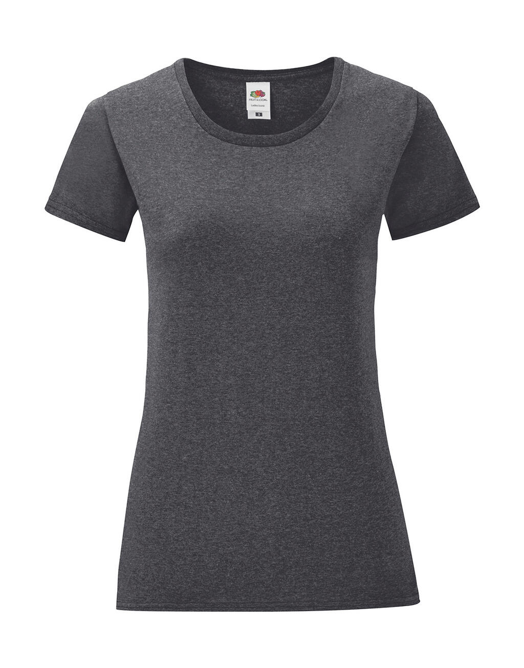 Camiseta icónica para mujer - HD - Gris melange oscuro