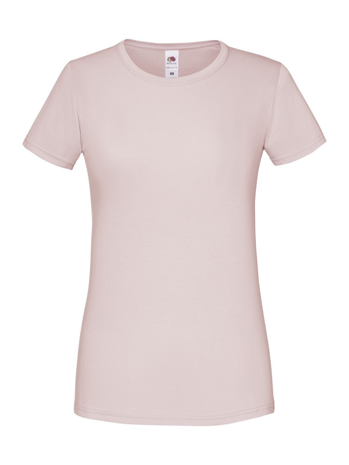 Camiseta icónica para mujer - PR - Rosa empolvado