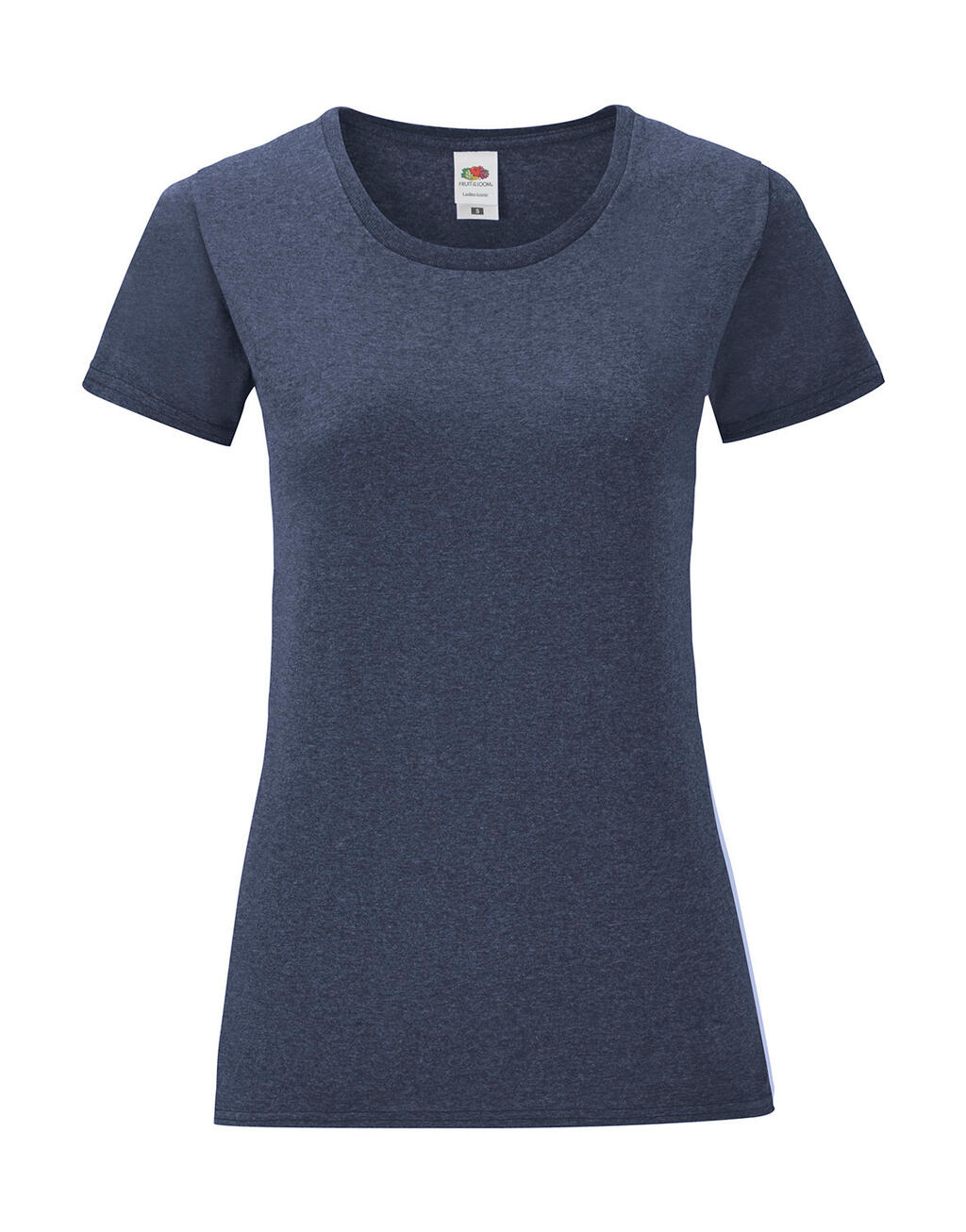 Camiseta icónica para mujer - Azul marino jaspeado