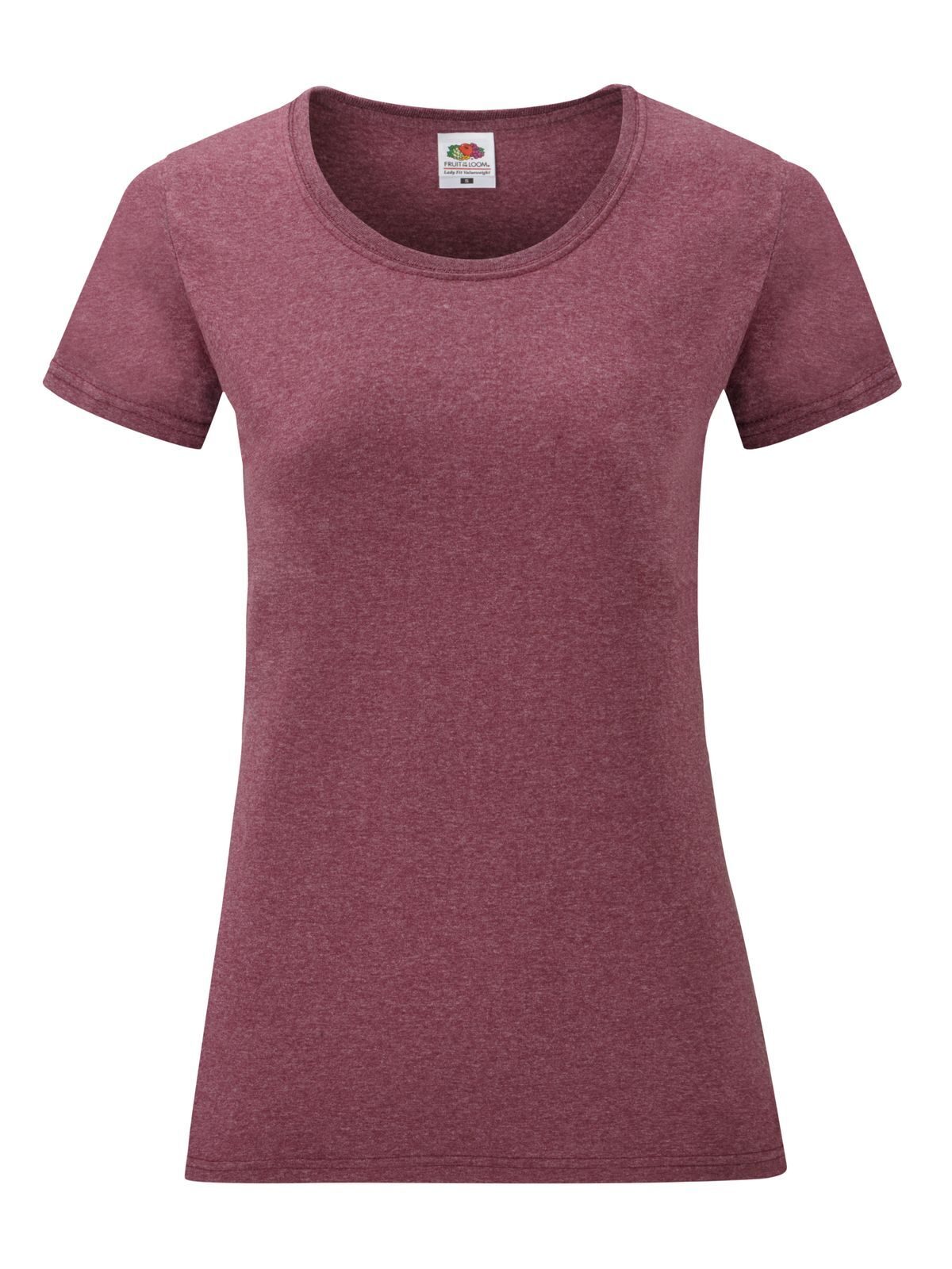 Camiseta Valueweight para mujer - Heather Burgundy