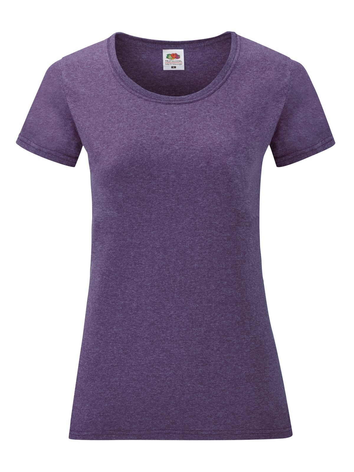 Camiseta Valueweight para mujer - Morado jaspeado