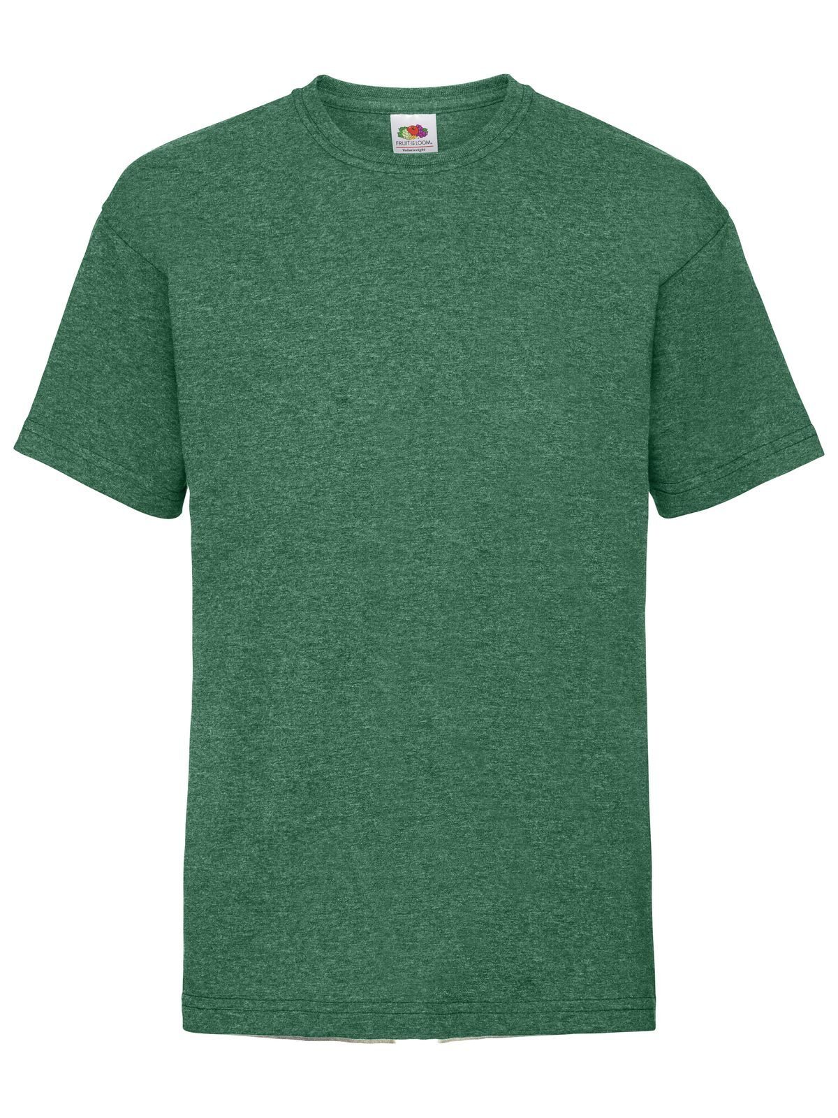 Camiseta infantil Valueweight - RX - Verde jaspeado retro