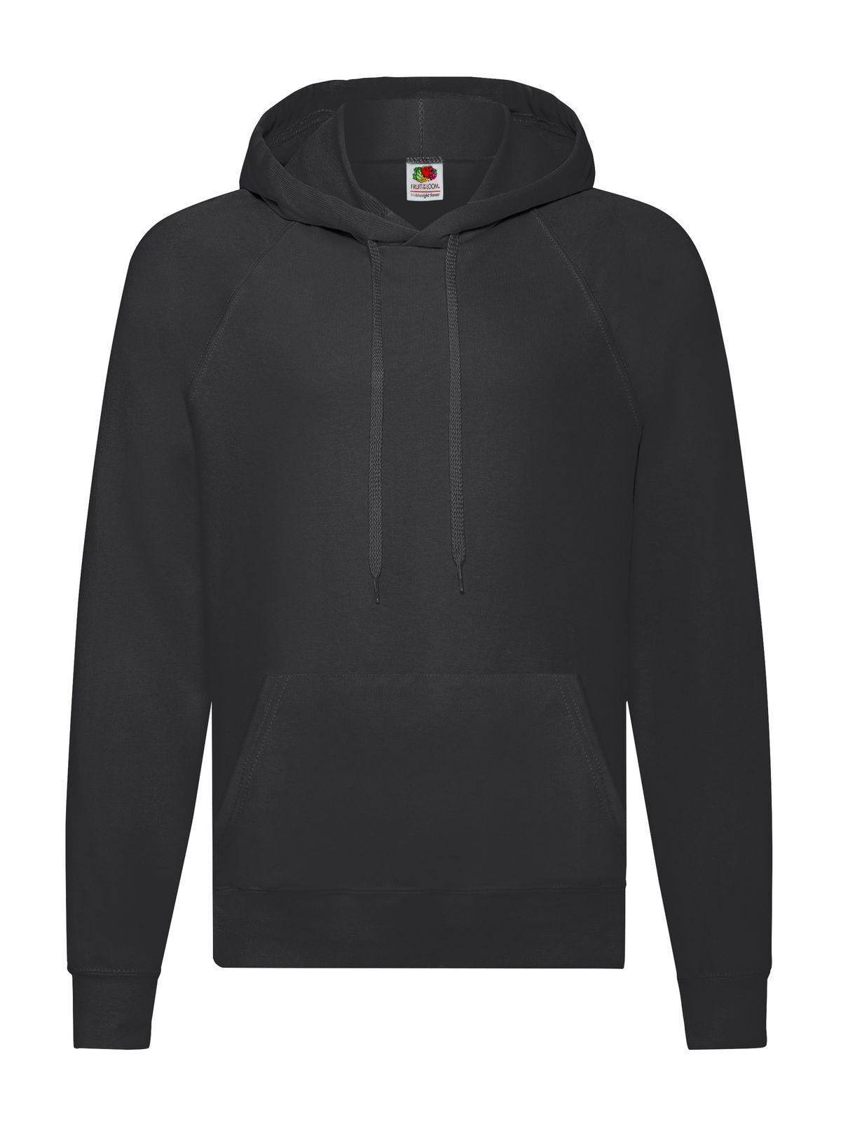Sudadera ligera con capucha - 36 - Negro