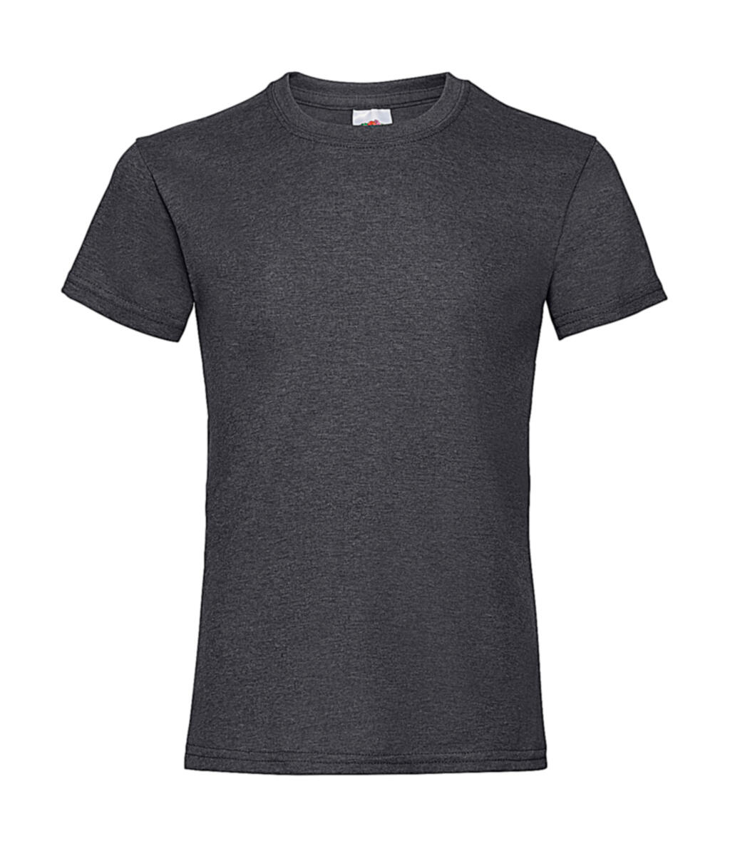 Camiseta Valueweight para niñas - HD - Gris melange oscuro