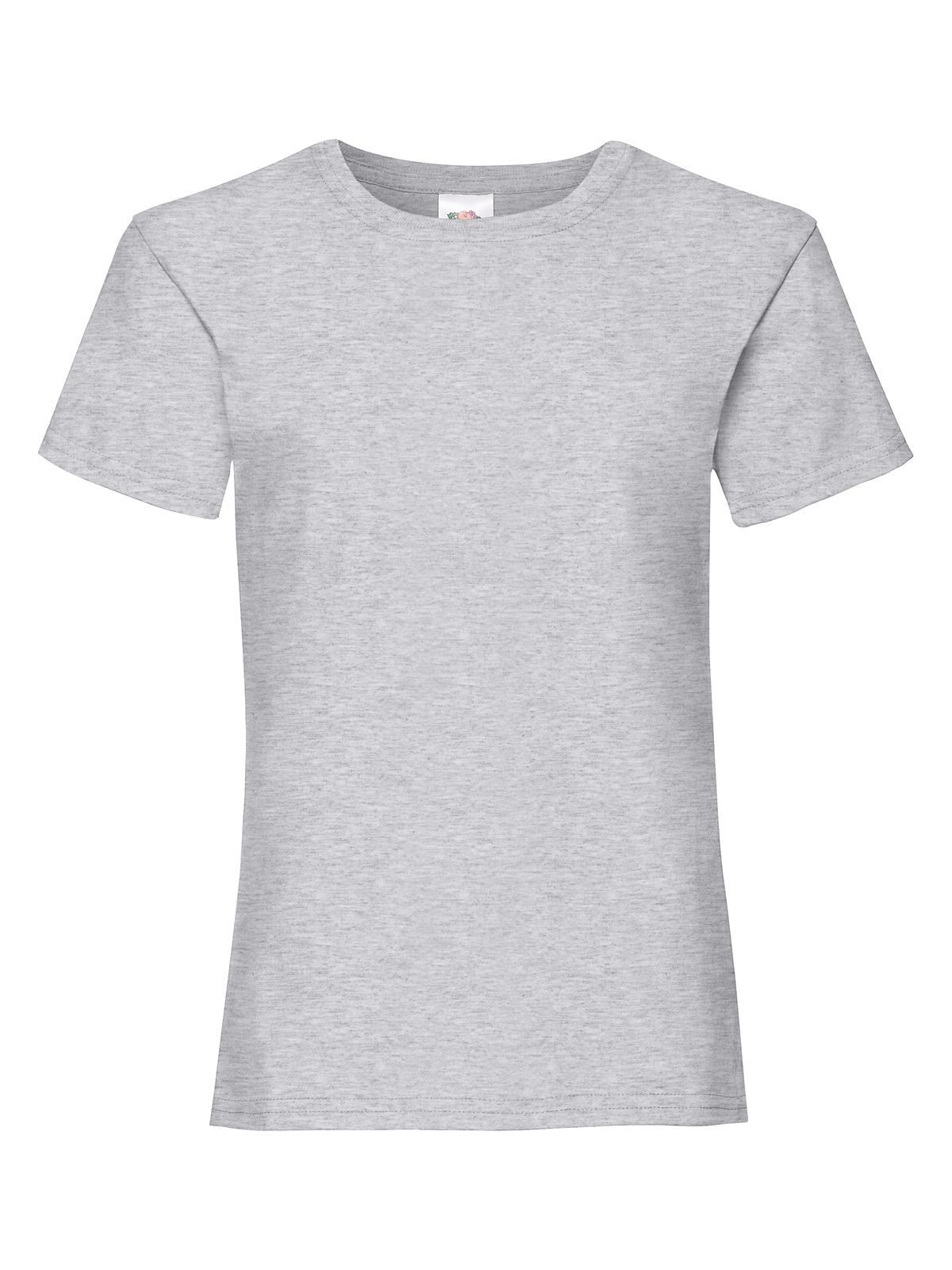Camiseta Valueweight para niñas - 94 - Gris melange