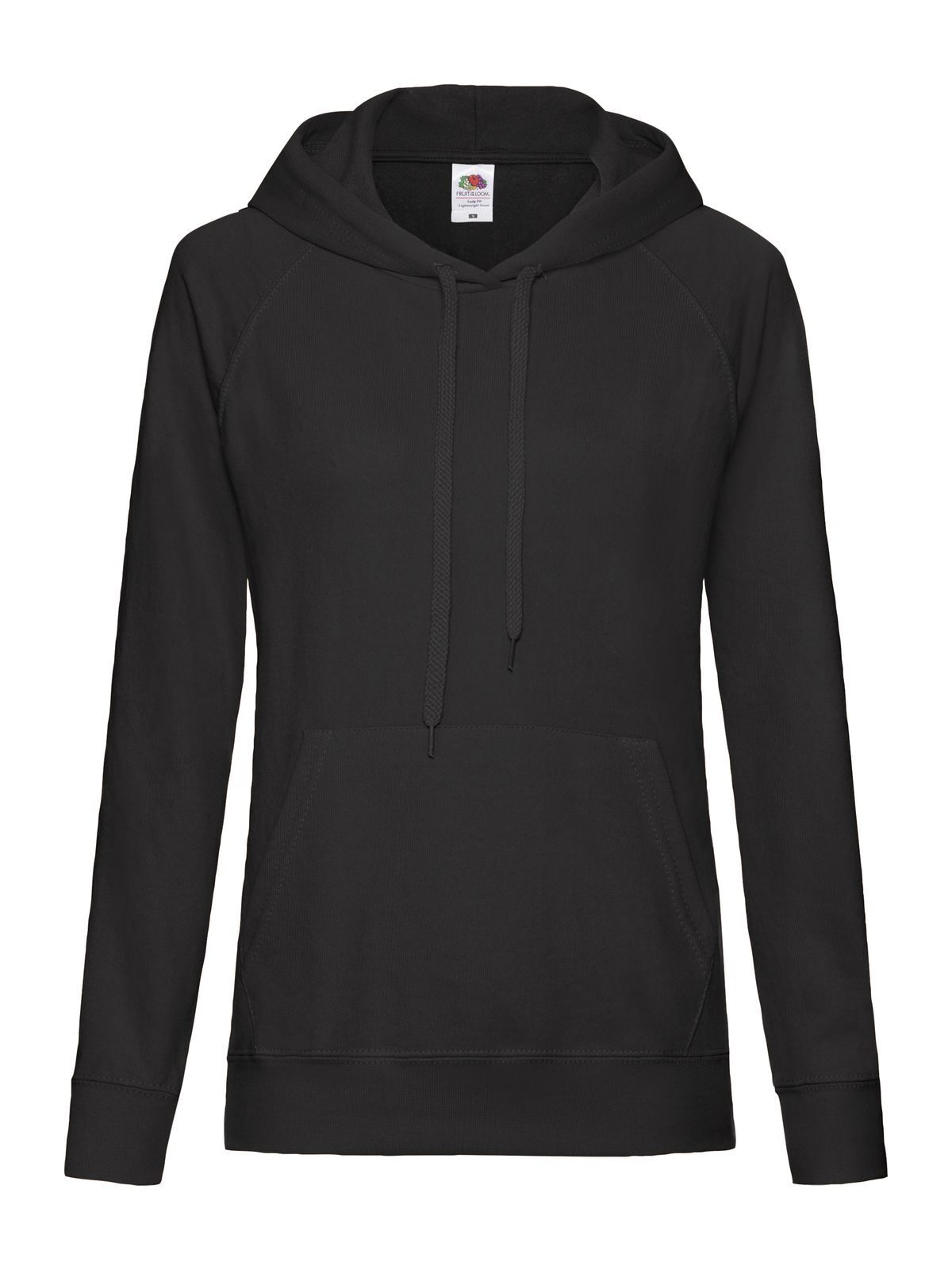 Sudadera ligera con capucha para mujer - 36 - Negro