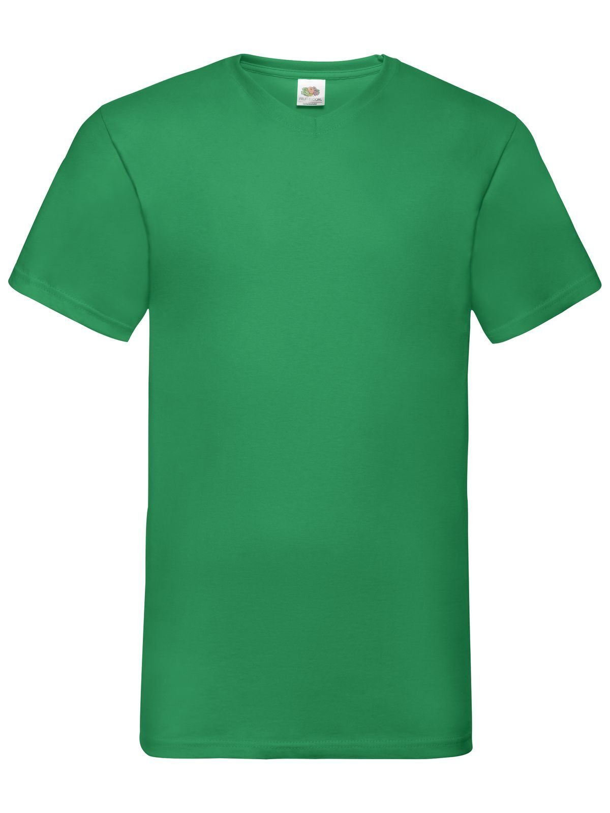 Camiseta Valueweight con cuello en V - 47 - Pradera Verde