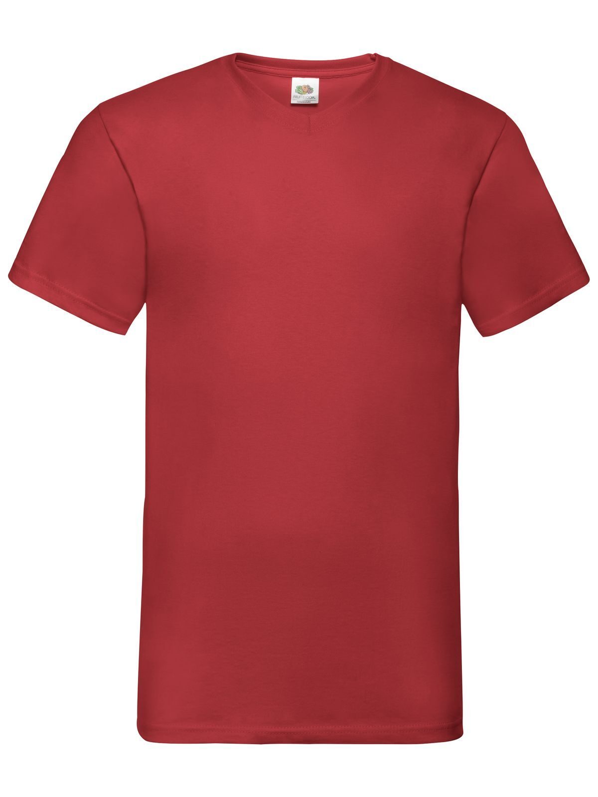 Camiseta Valueweight con cuello en V - 40 - Rojo