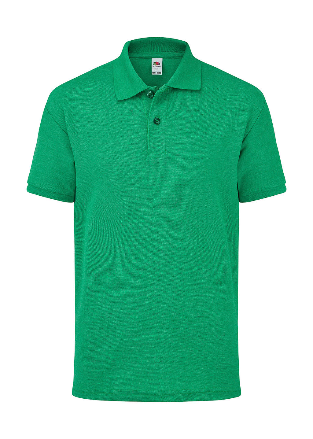 Polo infantil 65/35 - RX - Verde jaspeado retro