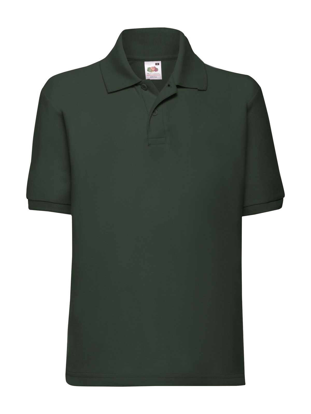 Polo infantil 65/35 - 38 - Verde botella