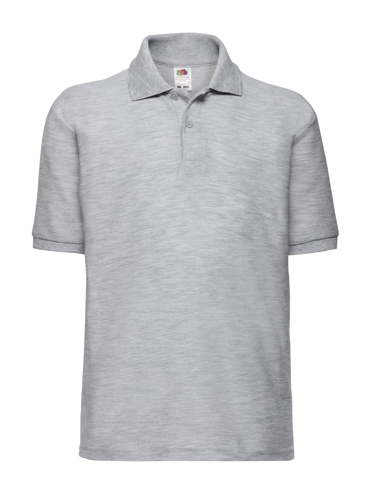 Polo infantil 65/35 - 94 - Gris melange