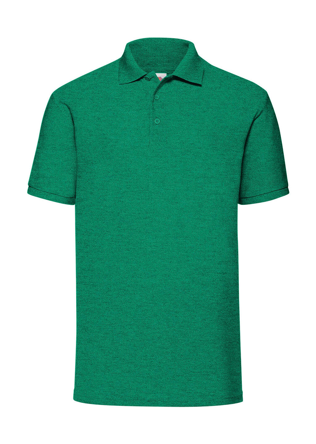 Polo Piqué 65/35 - RX - Verde jaspeado retro