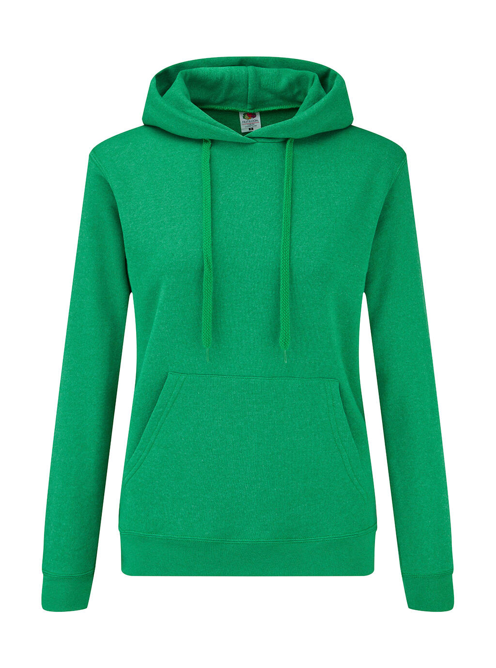 Sudadera clásica con capucha para mujer - RX - Verde jaspeado retro