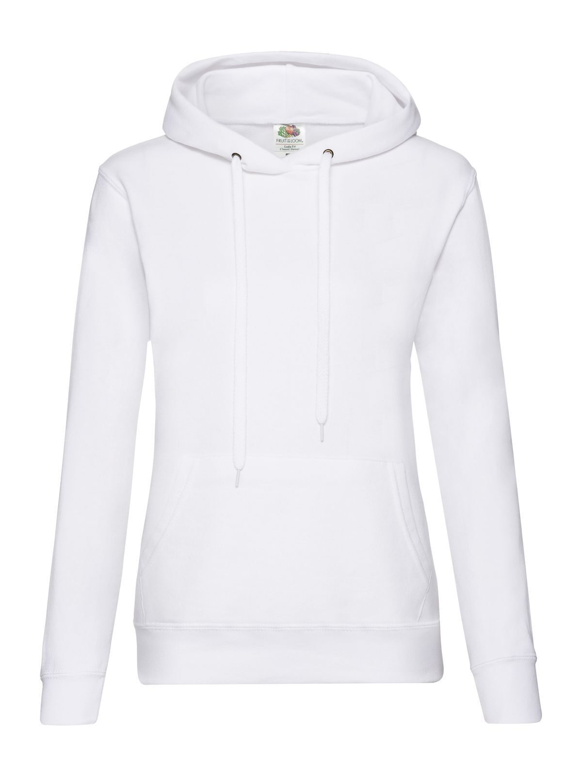 Sudadera clásica con capucha para mujer - 30 - Blanco